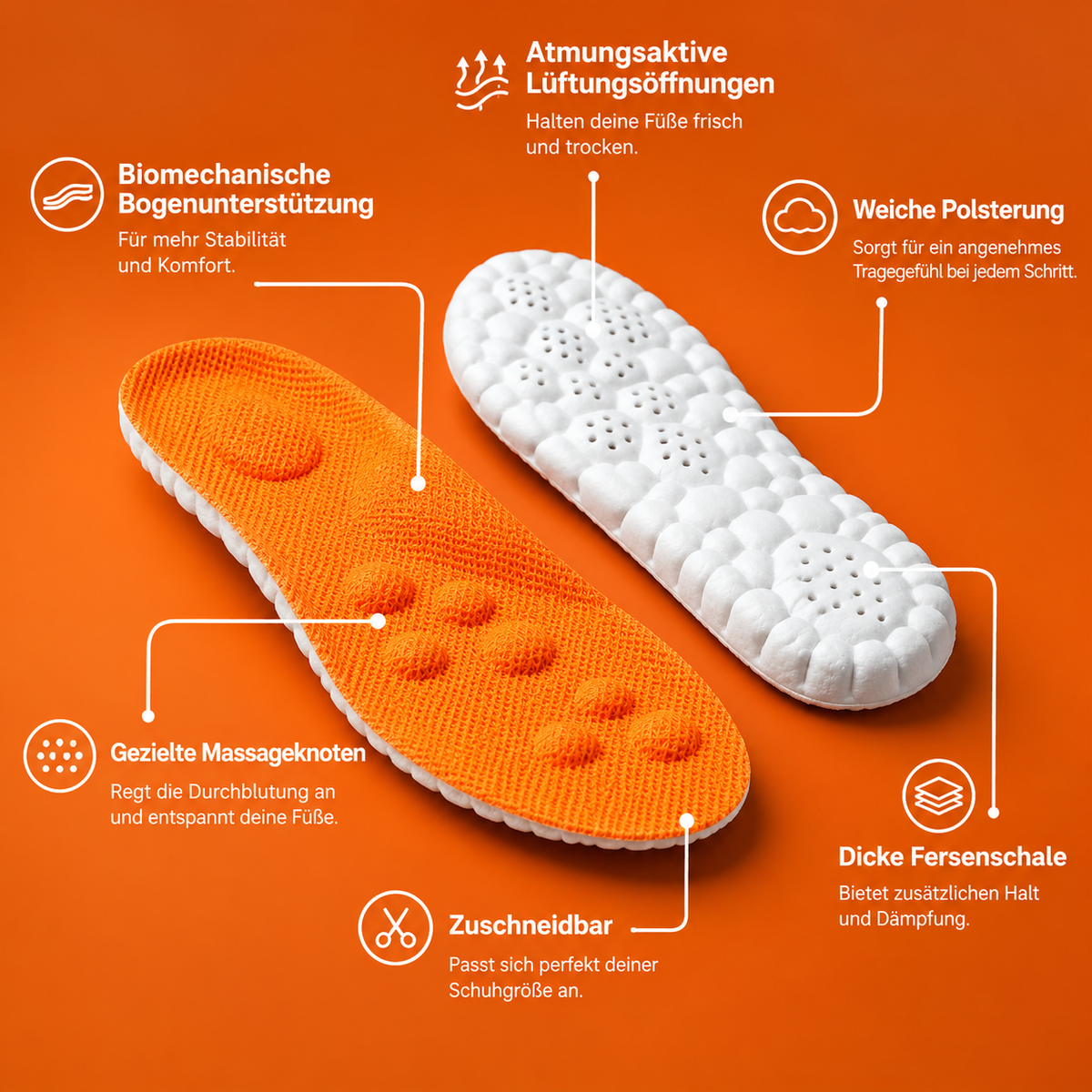 CloudStepper Massage Sohlen