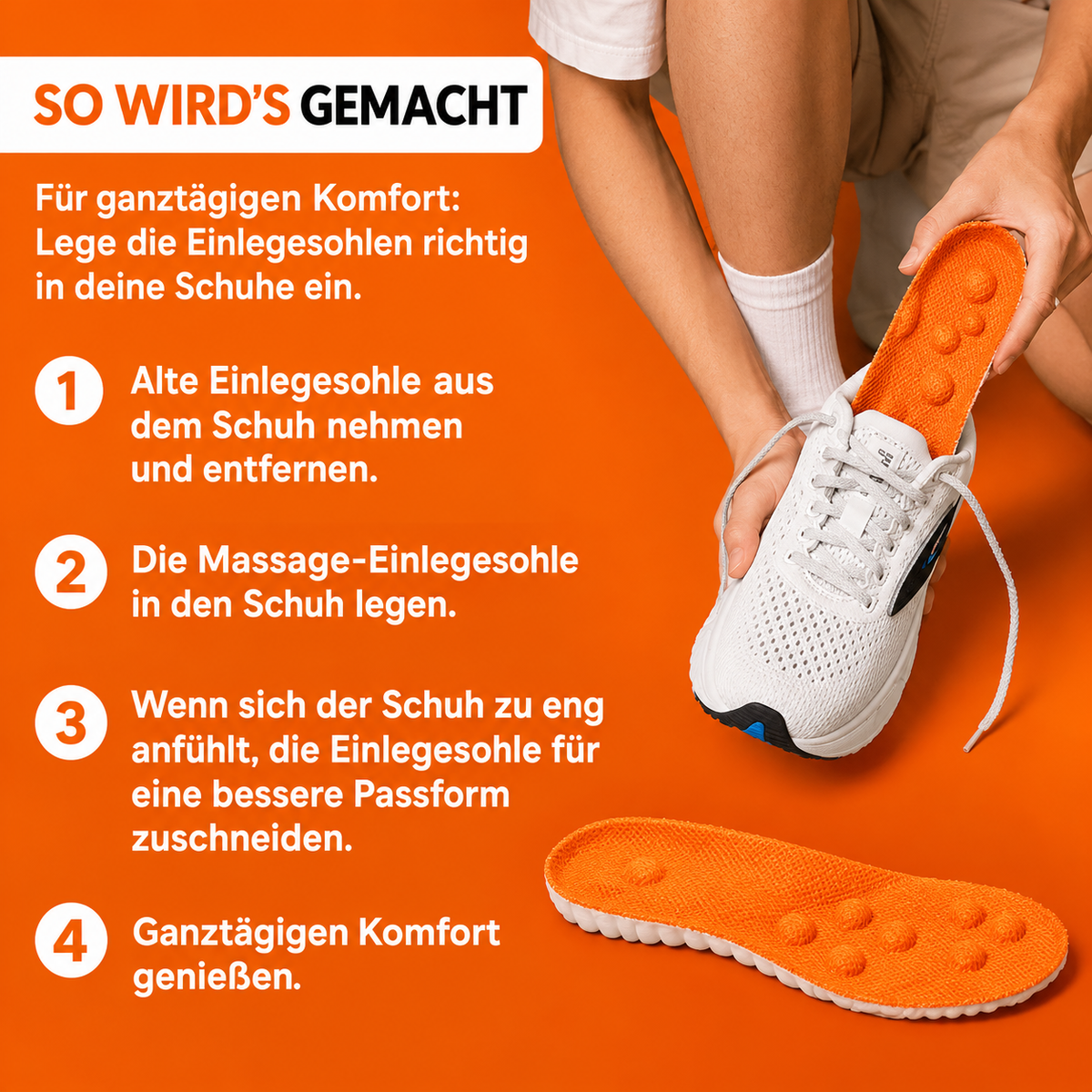 CloudStepper Massage Sohlen